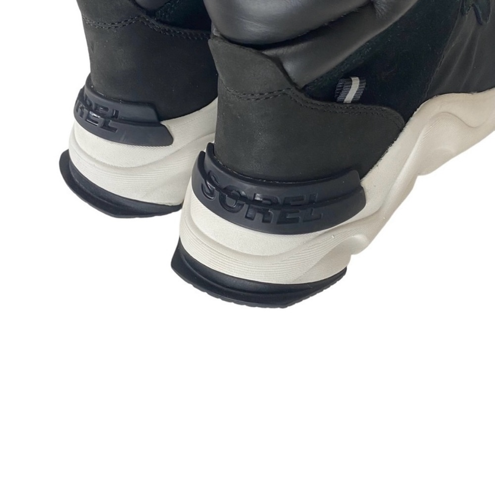 NWOT Sorel Women's Kinetic Rnegd Conquest Shoe Black Sea Salt 8 - Picture 10 of 10